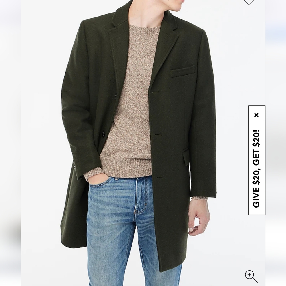 Men's Olive Green Coat